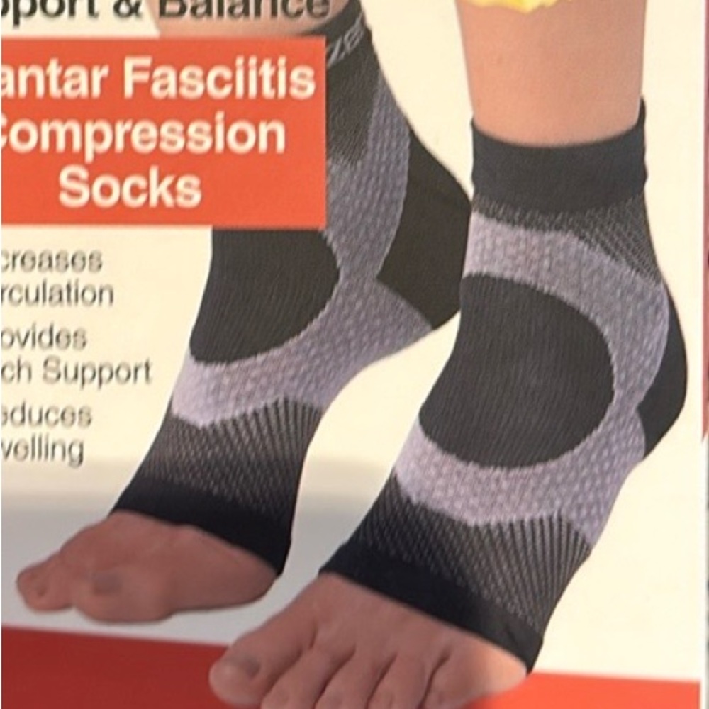 Zentoes Plantar Fasciitis Compression Socks - 1 Pair new large extra large L XL